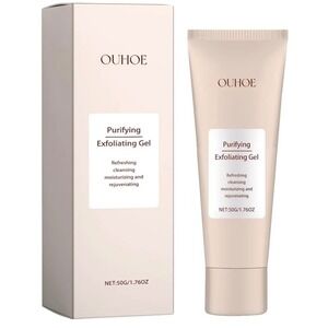 NEW OUHOE Purifying‎ Exfoliating Gel Facial Cleanser Pore Minimizing Oil Control